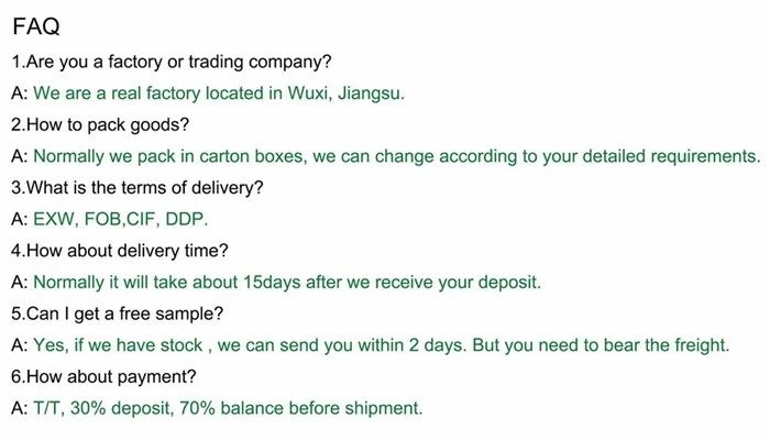 FAQ FAQ